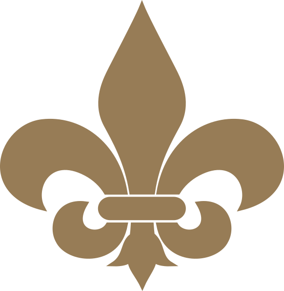 Red And Blue Fleur De Lis Full Size Png Download Seekpng