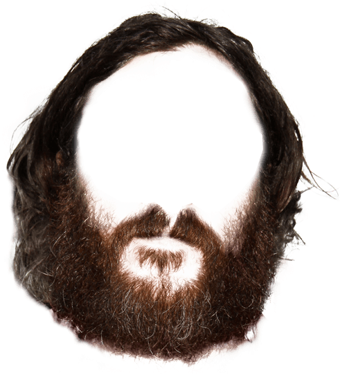 Beard Hippie - Борода Png (500x541), Png Download