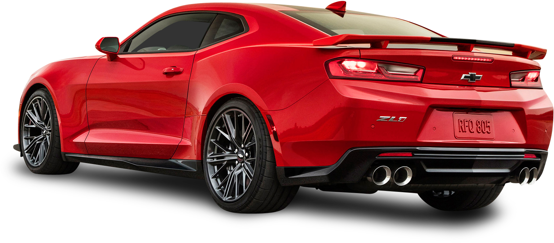 Pngpix Com Red Chevrolet Camaro Zl1 Back Side - Chevrolet Camaro Zl1 Png (1884x908), Png Download