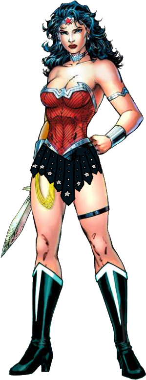Best Book Stories Deffinition - Comic Wonder Woman Png (400x807), Png Download