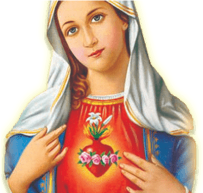 St Mary Heart - Virgin Mary Png (400x400), Png Download