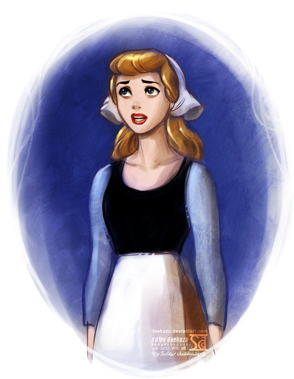 Elsa And Anna Watercolor By Jmascia Png Freeuse Download - Cenicienta Disney Princess Fan Art (650x833), Png Download