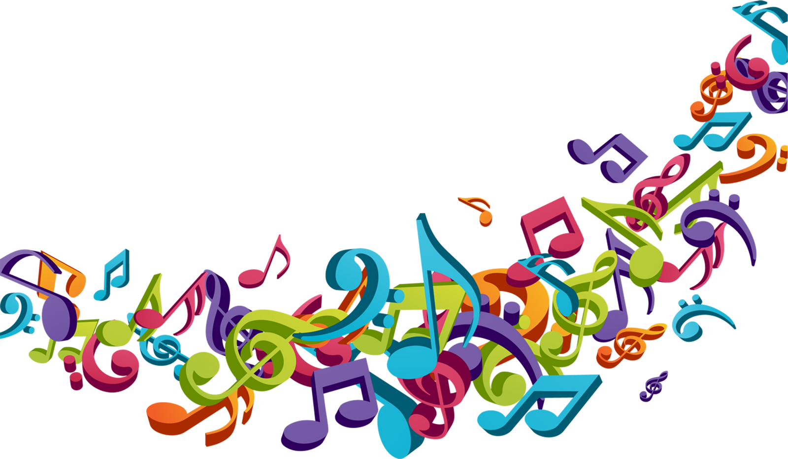 The Sound Of Music - Musical Note (1600x933), Png Download