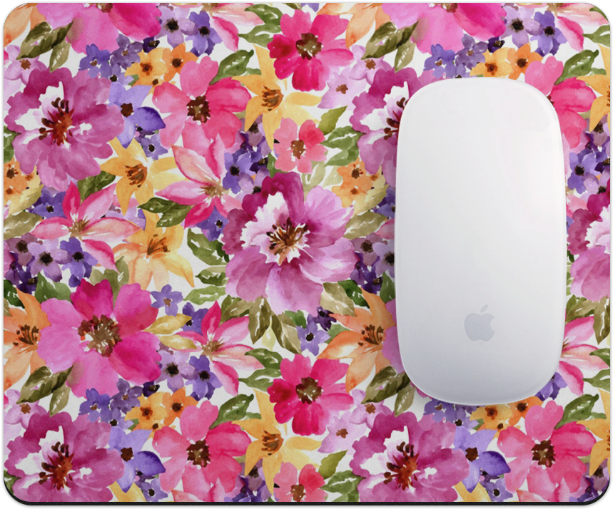 Mouse Mat Watercolor Floral - Wedding Invitation (900x800), Png Download