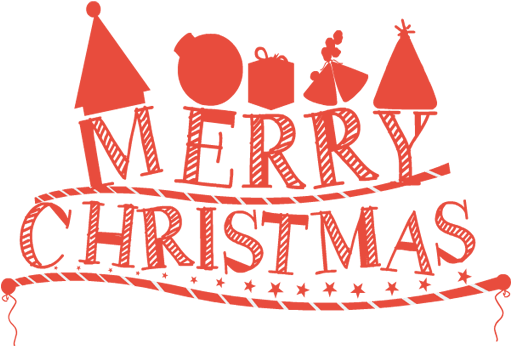 Merry Christmas Happy New Year 2018 Png Text - Happy Christmas Text Png (600x630), Png Download