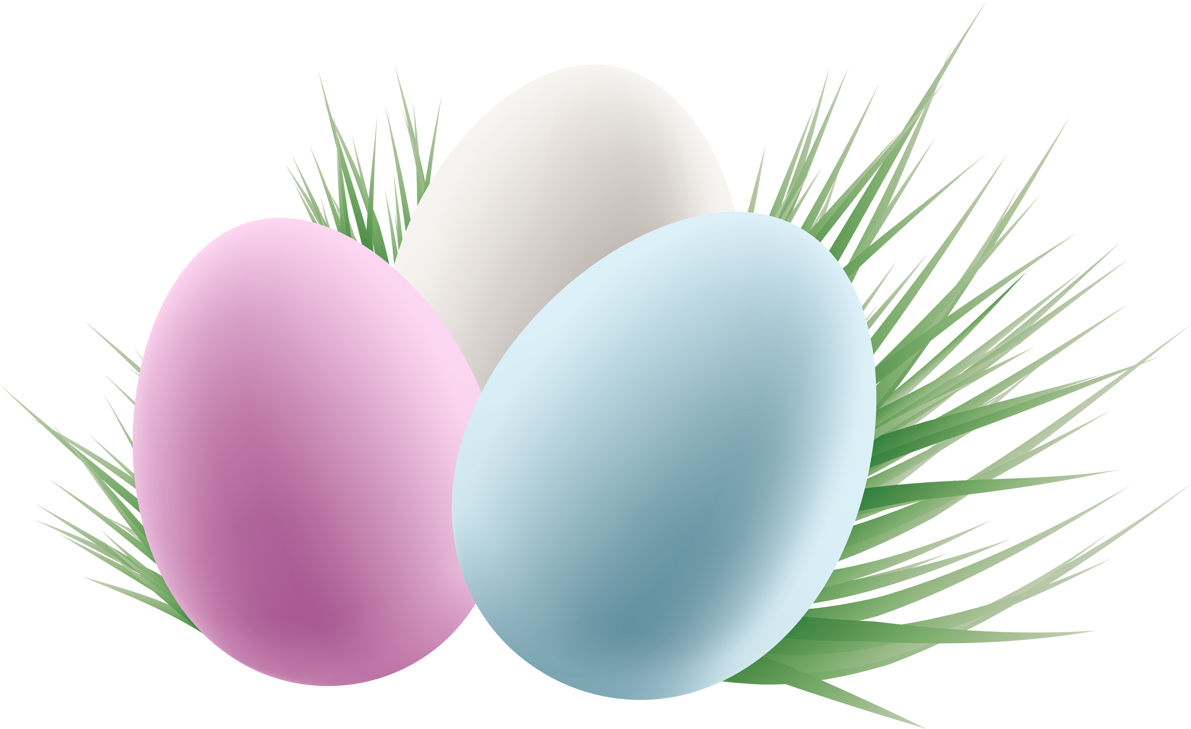 Easter Eggs Transparent Background (4124x2495), Png Download