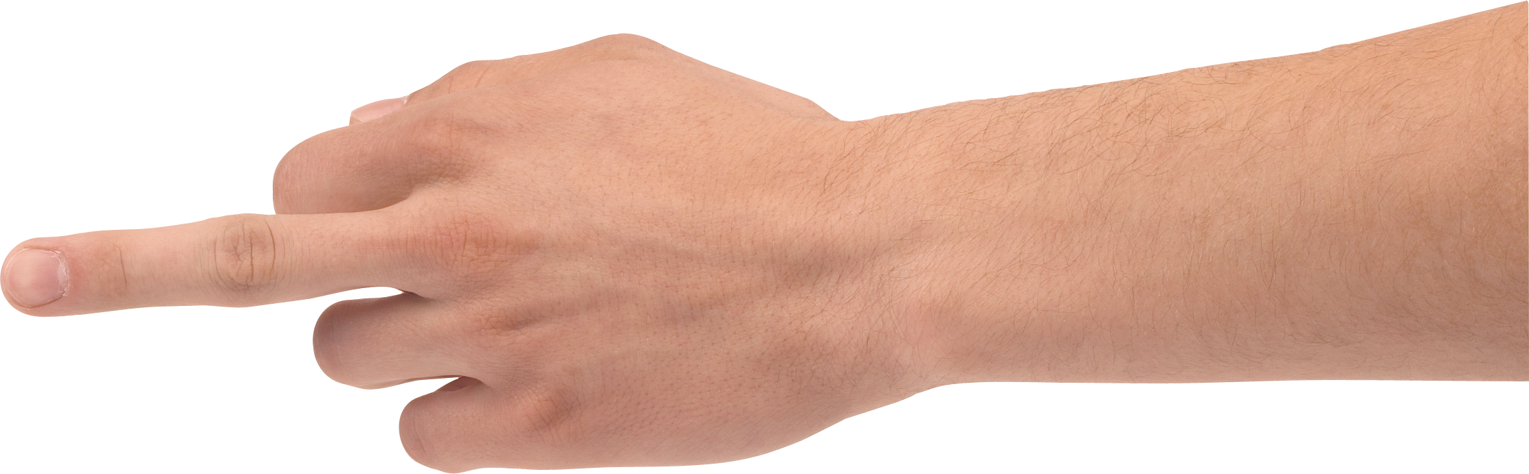 One Finger Hand, Hands Png, Hand Image Free - يد Png (2225x691), Png Download