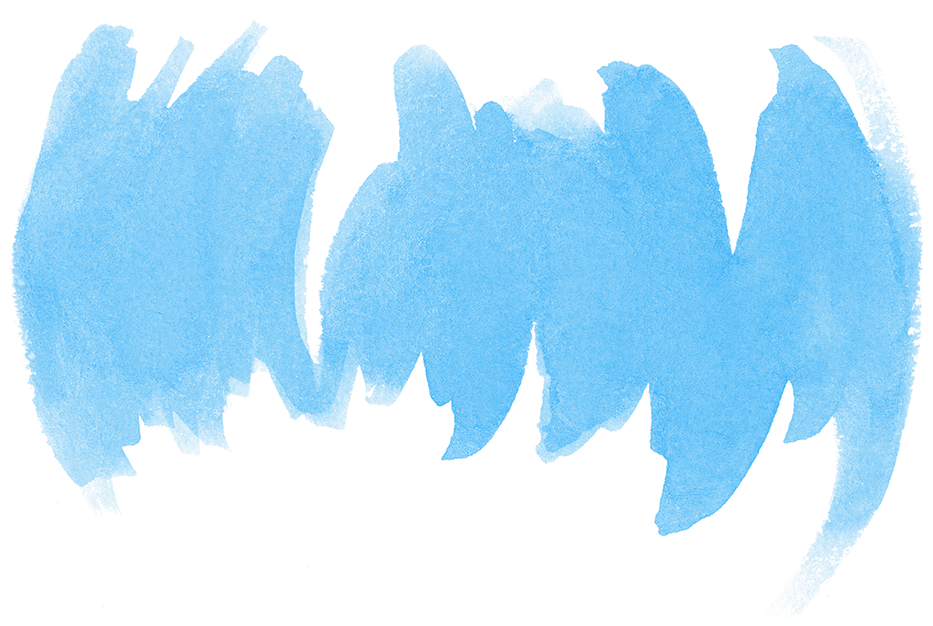 Watercolor Splash Blue Png (935x668), Png Download