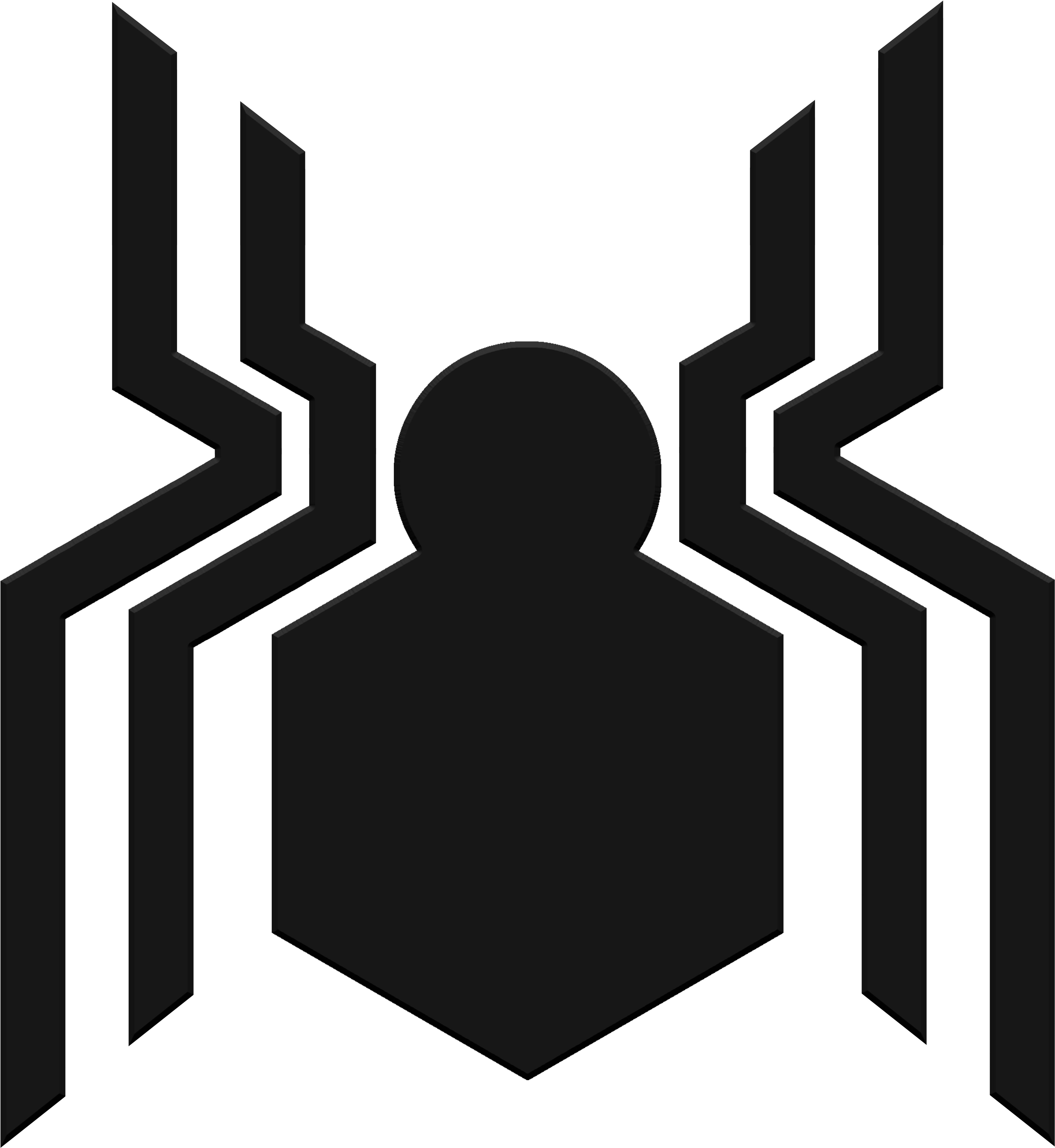Image Result For New Spiderman Logo Men Logo, Spiderman, - Spiderman Homecoming Spider Logo (5679x6998), Png Download