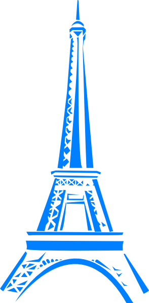 Eiffel Tower Svg Clip Arts 294 X 595 Px (294x595), Png Download