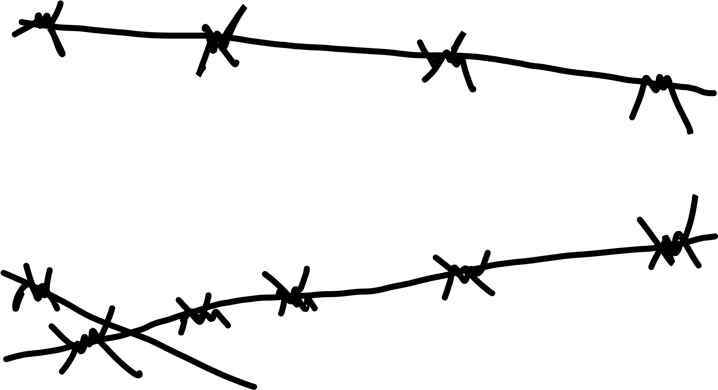 Spine Barbed Wire Png - Barbed Wire Clipart Png (2400x1650), Png Download