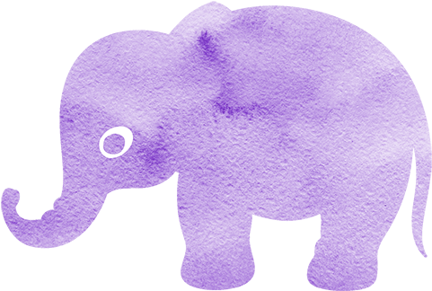 Watercolorelephant - Portable Network Graphics (500x500), Png Download