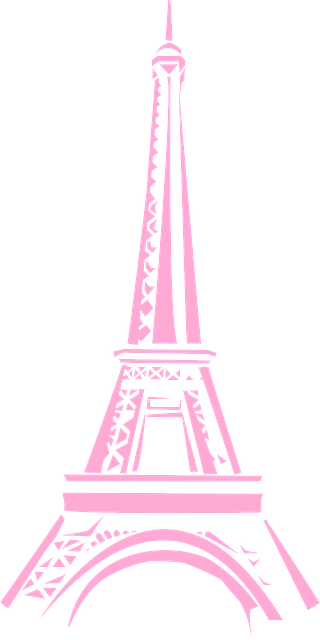Torre Pesquisa Google Felicidad - Pink Eiffel Tower Clip Art (320x640), Png Download
