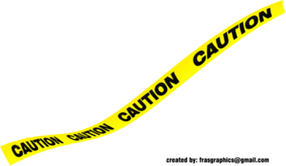 Caution Tape Psd Black And Yellow Caution Tape Webmasters - Yellow Caution Tape Png (580x337), Png Download