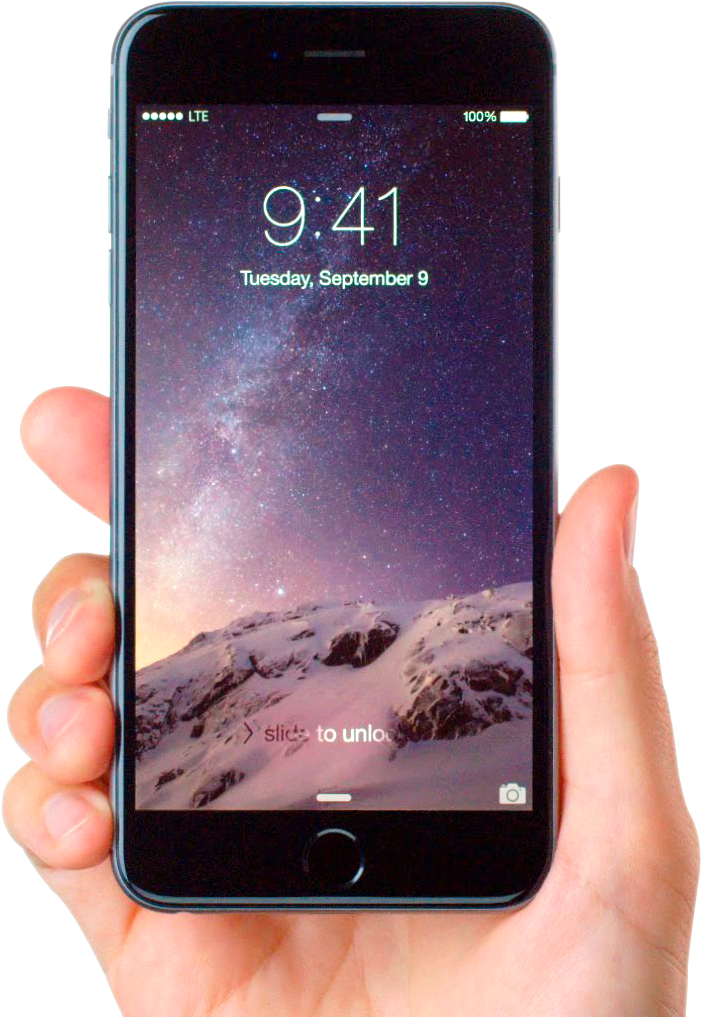 Download Iphone Png Image - Charging Iphone 6 Screen (500x513), Png Download
