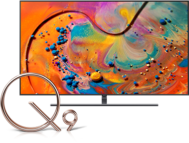 Image Of Q9 Qled Tv - Samsung Q9 75 (418x378), Png Download
