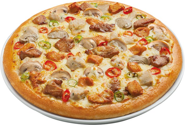 Chicken Cheese 04 Jan 2018 - พิซซ่า ไก่ อบ ซอส (708x480), Png Download