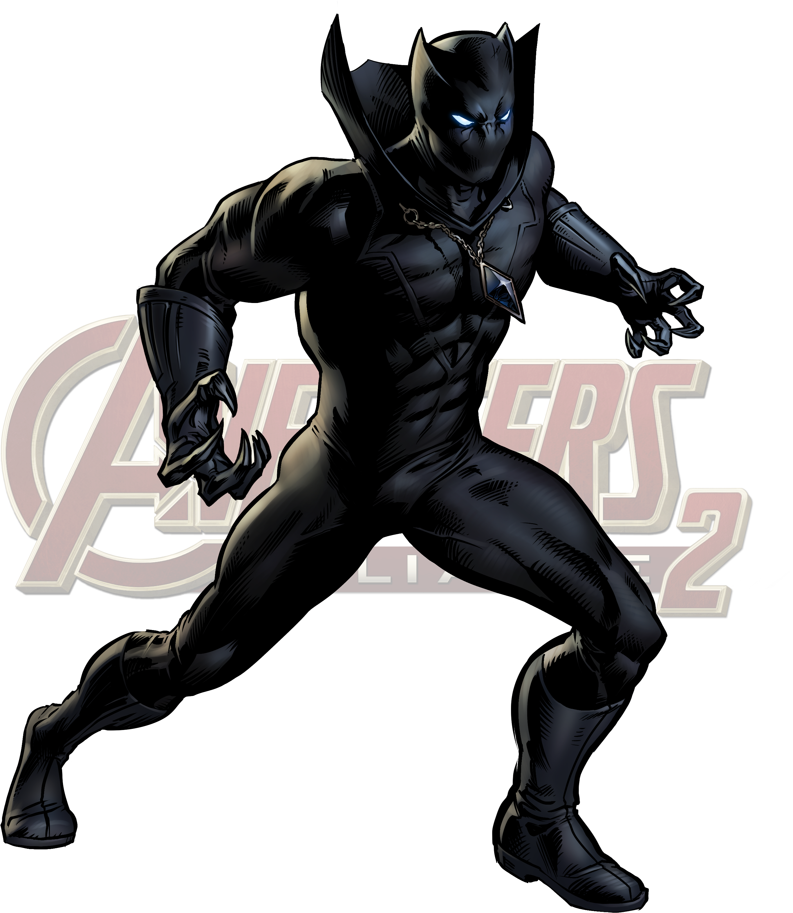Modern Black Panther - Black Panther Superhero Clipart (3300x3300), Png Download