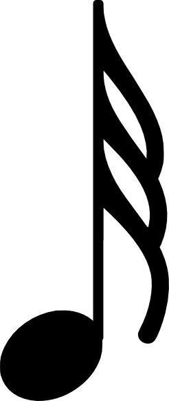 Musical Note Svg Clip Arts 246 X 581 Px (246x581), Png Download