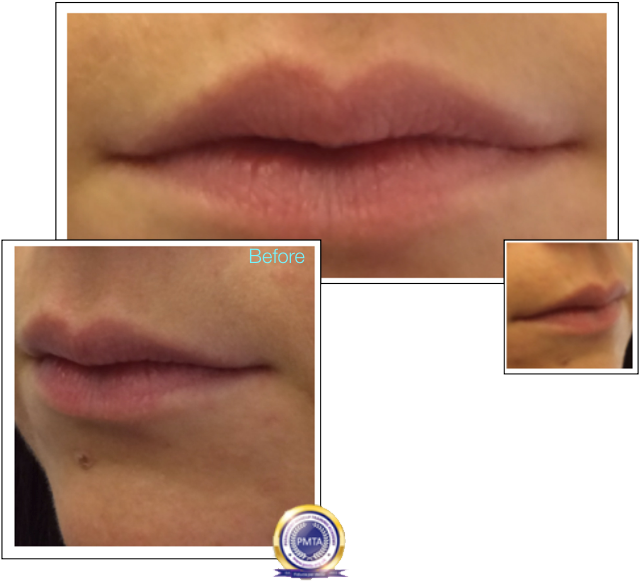Re-balanced Lips With Permanent Makeup Watercolour - Lip Gloss (649x598), Png Download