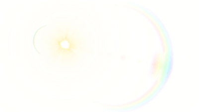 Inspirational Lens Flare Background Rainbow Lens Flare - Circle (400x400), Png Download