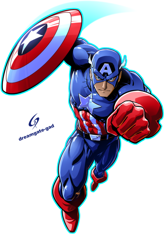 Cap By Gad By Dreamgate - Captain America Video Game Png (778x1026), Png Download