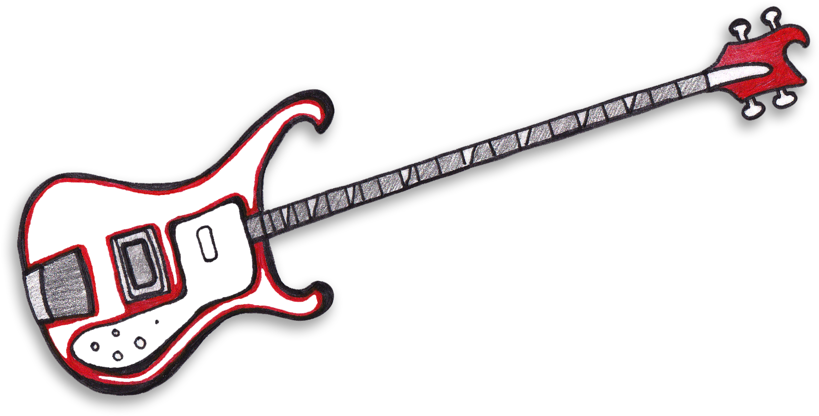 Bass Panda Free Images - Bass Guitar (1770x880), Png Download