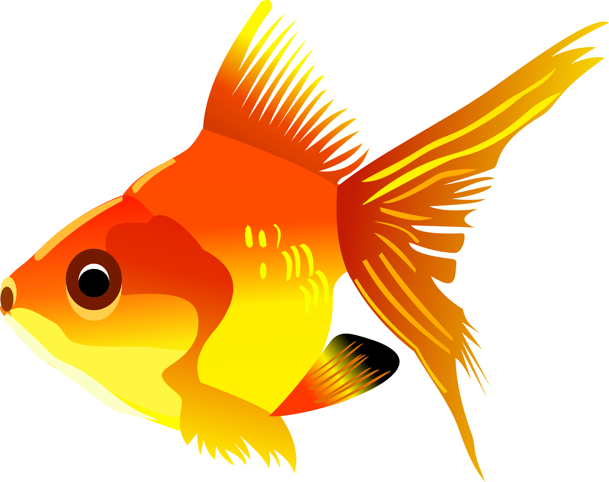 Fish Png Image, Free Download - Transparent Background Clip Art Fish (1969x1556), Png Download