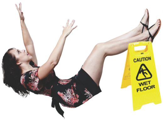 Girl Png - Robert Scott Wet Floor Sign 60cm (1000x401), Png Download
