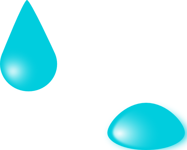 Water Drops Svg Clip Arts 600 X 483 Px (600x483), Png Download