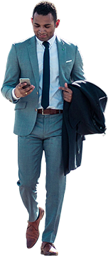 Walking Business People Png (271x480), Png Download
