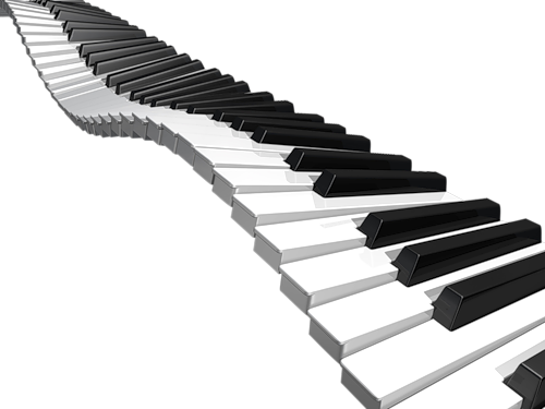 Piano Bar, Piano Keys, Music Clipart, Art Background, - Mark Harrison: Piano Fitness - A Complete Workout (book (500x375), Png Download