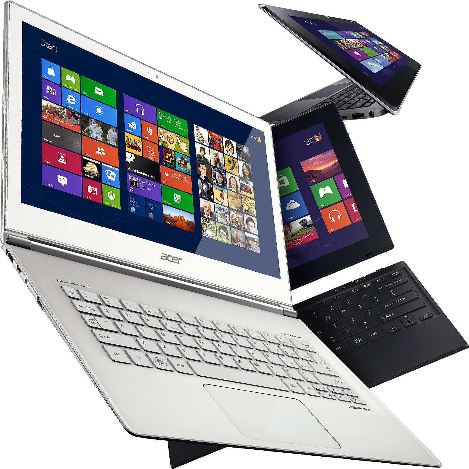 Laptop Windows 8 Png Clip Black And White Stock - Laptop Png (1600x1598), Png Download