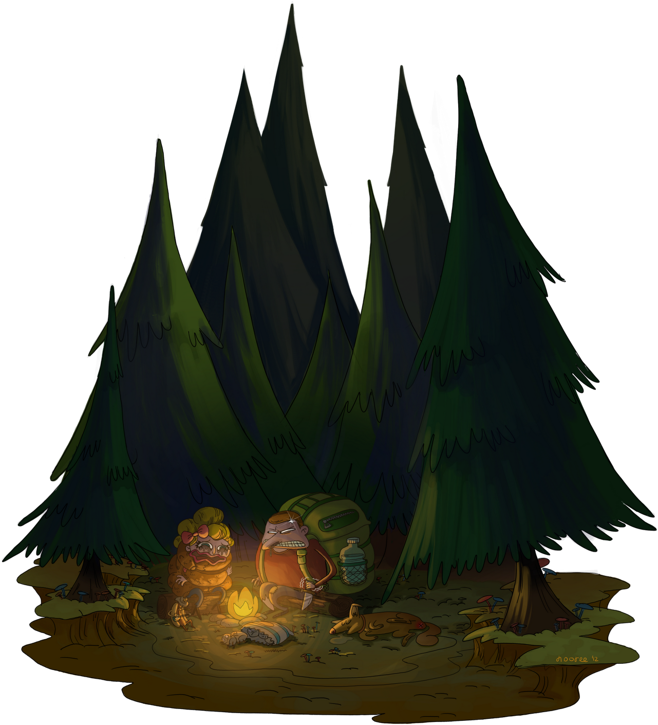 Forest Png File - Portable Network Graphics (1506x1600), Png Download