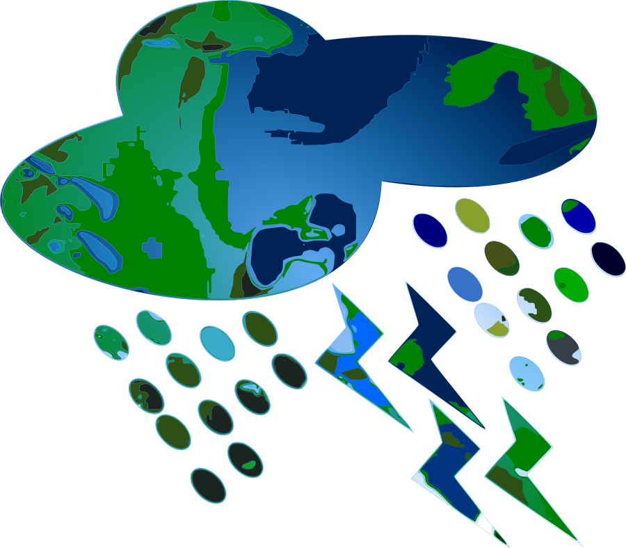 How To Set Use Rain On Planet Clipart (900x788), Png Download