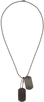 Dog Tag Chain Png Freeuse Library - Necklace (300x400), Png Download