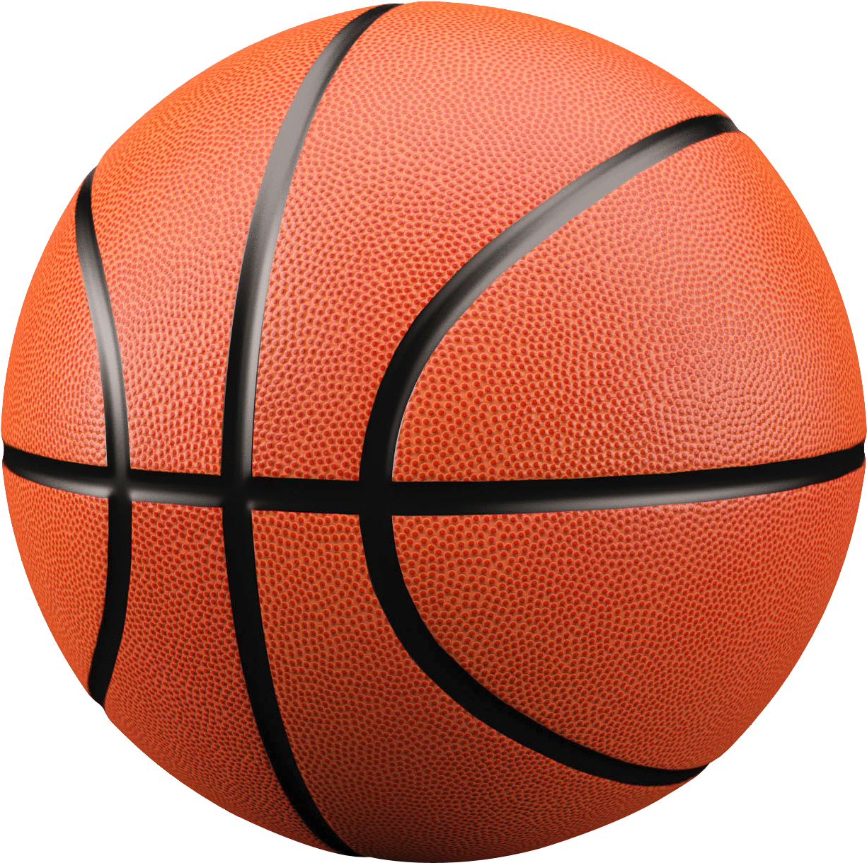 Basketball - B Ball (1245x1242), Png Download