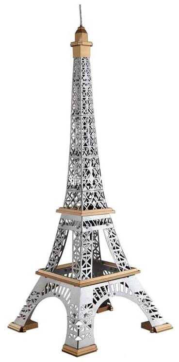 Eiffel Tower Png Free Download - Built Up Toys Eiffel Tower 341 Piece Alloy Based Construction (798x801), Png Download