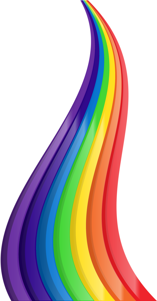Drawing Rain Colored Pencil - Rainbow Colour Png (619x1024), Png Download