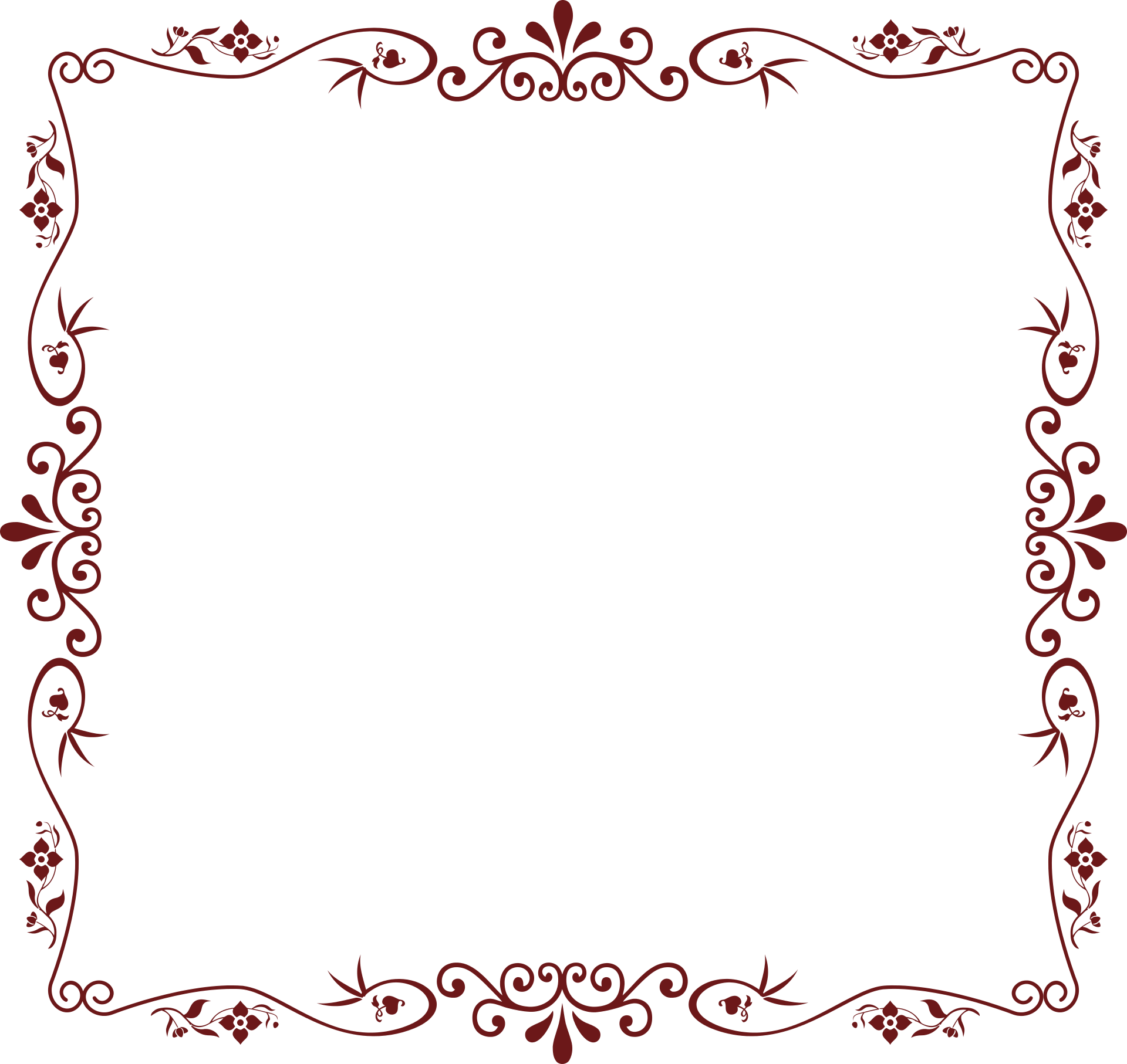 Border Png Pic - Frame Vintage Png (1920x1814), Png Download