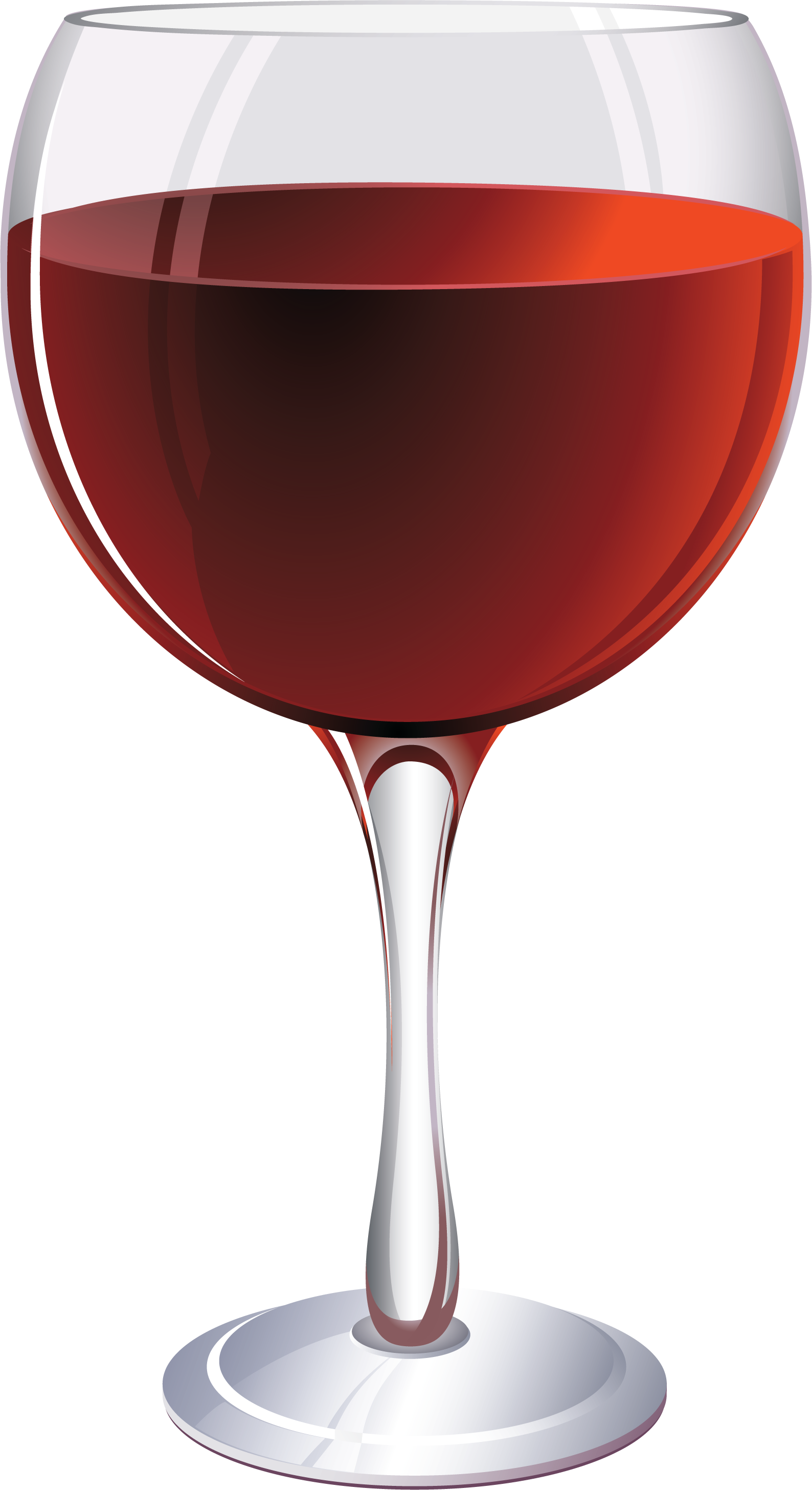 Wine Glass Png Image - Glass Of Wine Png (1588x2912), Png Download