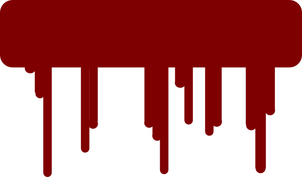 Clip Transparent Download Blood Ooze Clip Art At Clker - Blood Dripping Gif Png (600x353), Png Download