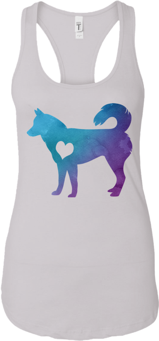 Watercolor Husky Shirts & Hoodies - Top (1155x1155), Png Download