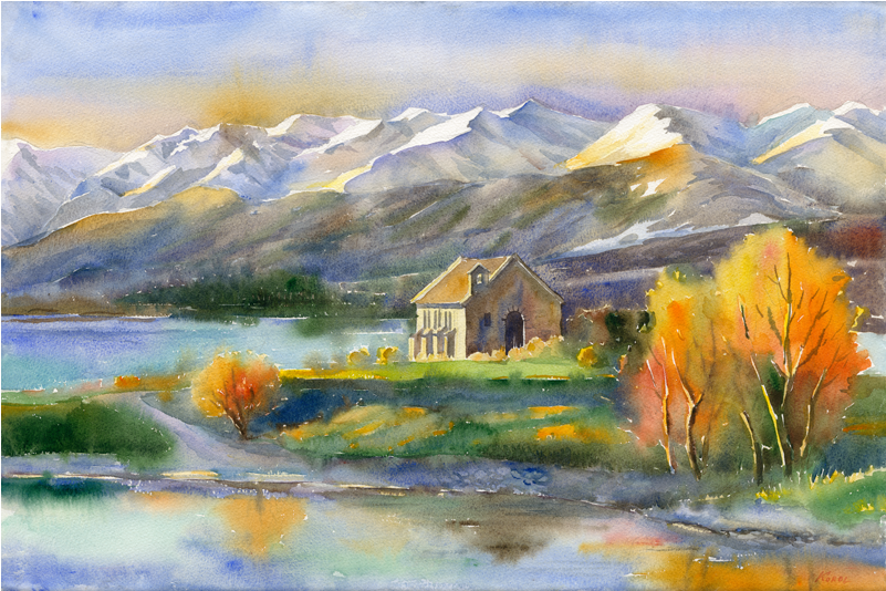 Church Of The Good Shepherd - Traditional Landscapes (800x800), Png Download