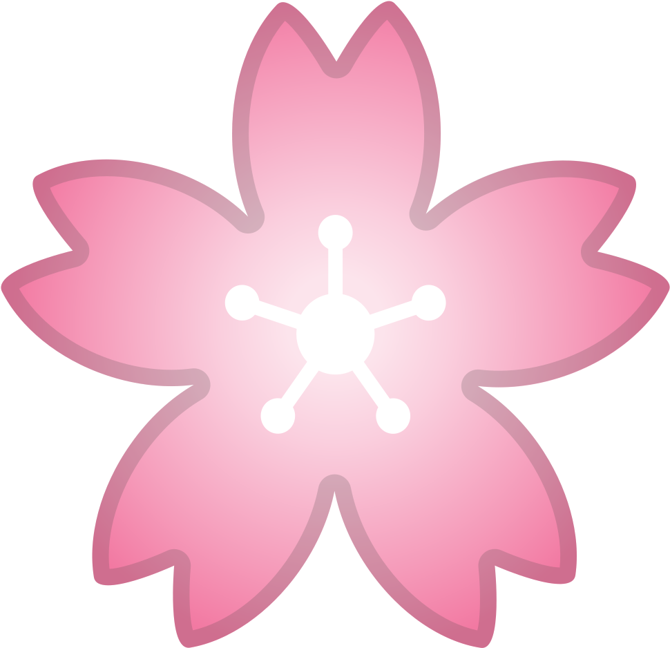 Cherry Blossom Icon - Flor De Cerejeira Png (1024x1024), Png Download