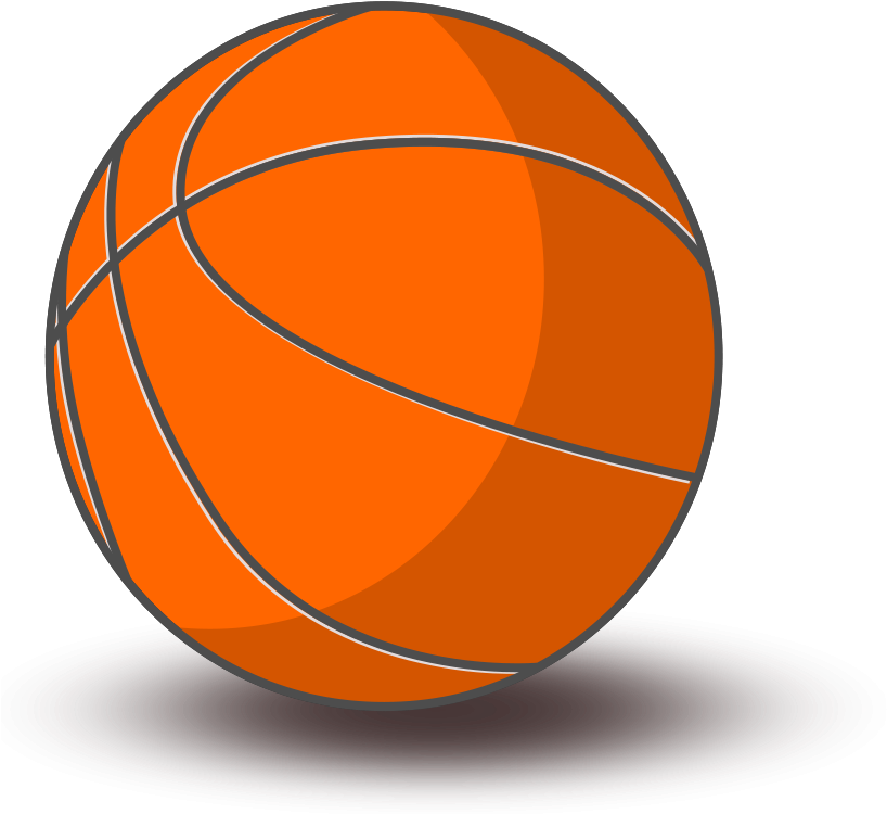 Basketball - Transparent Background Basketball Clipart (731x800), Png Download