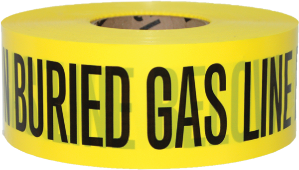Yellow Underground Tape - Brady Corp 91294 Identoline Underground Warning Tape (800x969), Png Download
