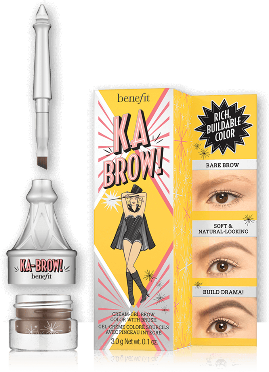 Ka Brow Eyebrow Cream Gel Color - Benefit Eyebrow Ka Brow (1220x1380), Png Download
