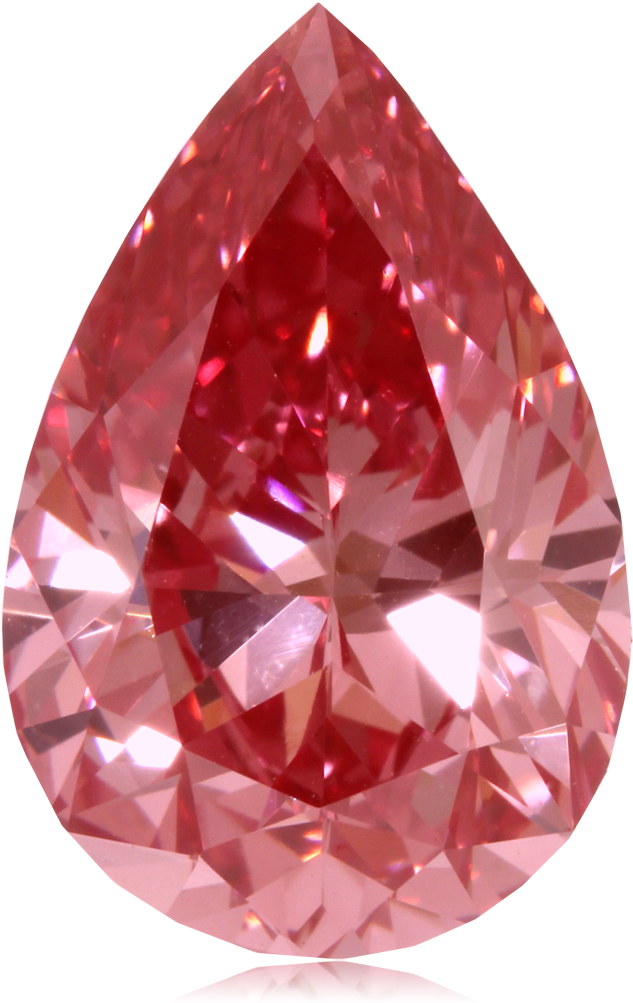 Red Drop Diamond Png Image - Diamantes De Color Rojo (864x1008), Png Download