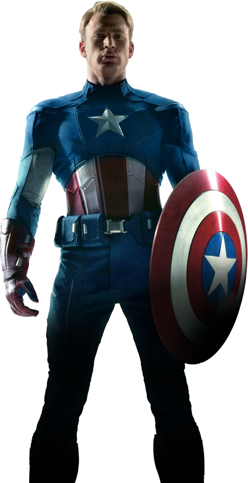 Captainamerica Theavengers - Avengers 2012 Captain America (485x946), Png Download